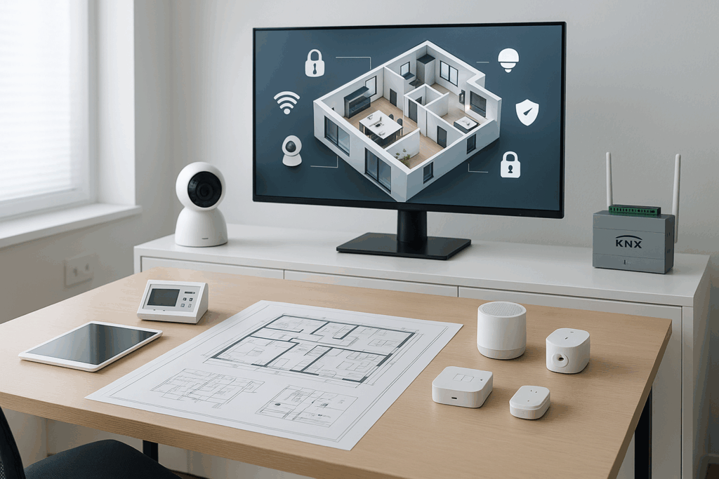 Sistema domotico integrato per edifici intelligenti